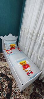 روتختی پسرانه تدی فوتبالی زمینه طوسی - Image 3