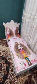 روتختی دخترانه یک نفره دختر موفری صورتی - Image 6
