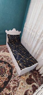 روتختی یکنفره ماربل مشکی