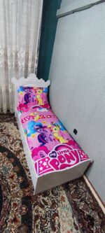 روتختی یک نفره دخترانه پونی کوچولو روکش تشک دخترانه صورتی pony پونی - Image 2