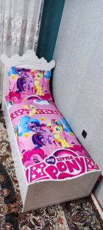 روتختی یک نفره دخترانه پونی کوچولو روکش تشک دخترانه صورتی pony پونی