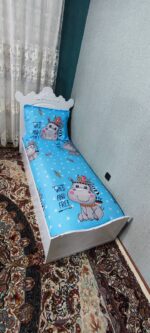 روتختی بچه گانه پسرانه دخترانه ابی اسمانی طرح سرخپوستی - Image 2